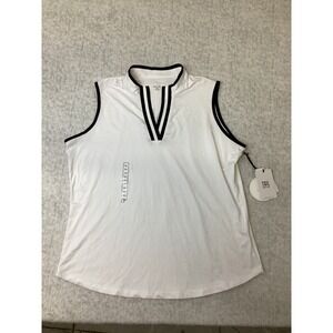 Tail White Label‎ Womens XXL Sleeveless Golf Top Chalk White GH8236-1204 NWT